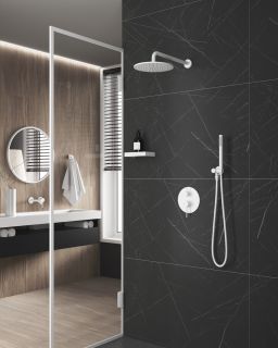 Душевой комплект Timo Saona SX-2369/16SM белый матовый